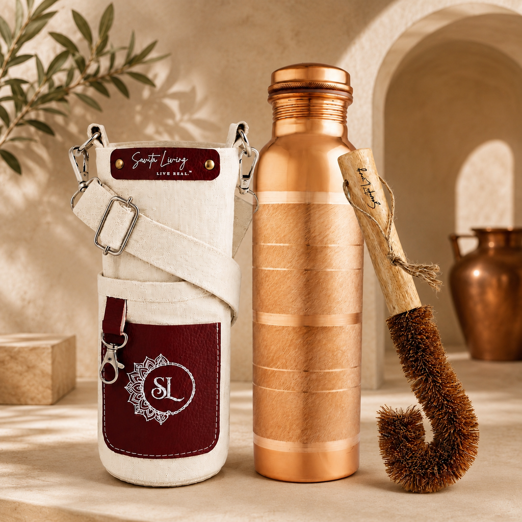 Pure Copper Bottle Contemporary 1L/33.8 fl oz